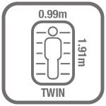 Twin size air mattress